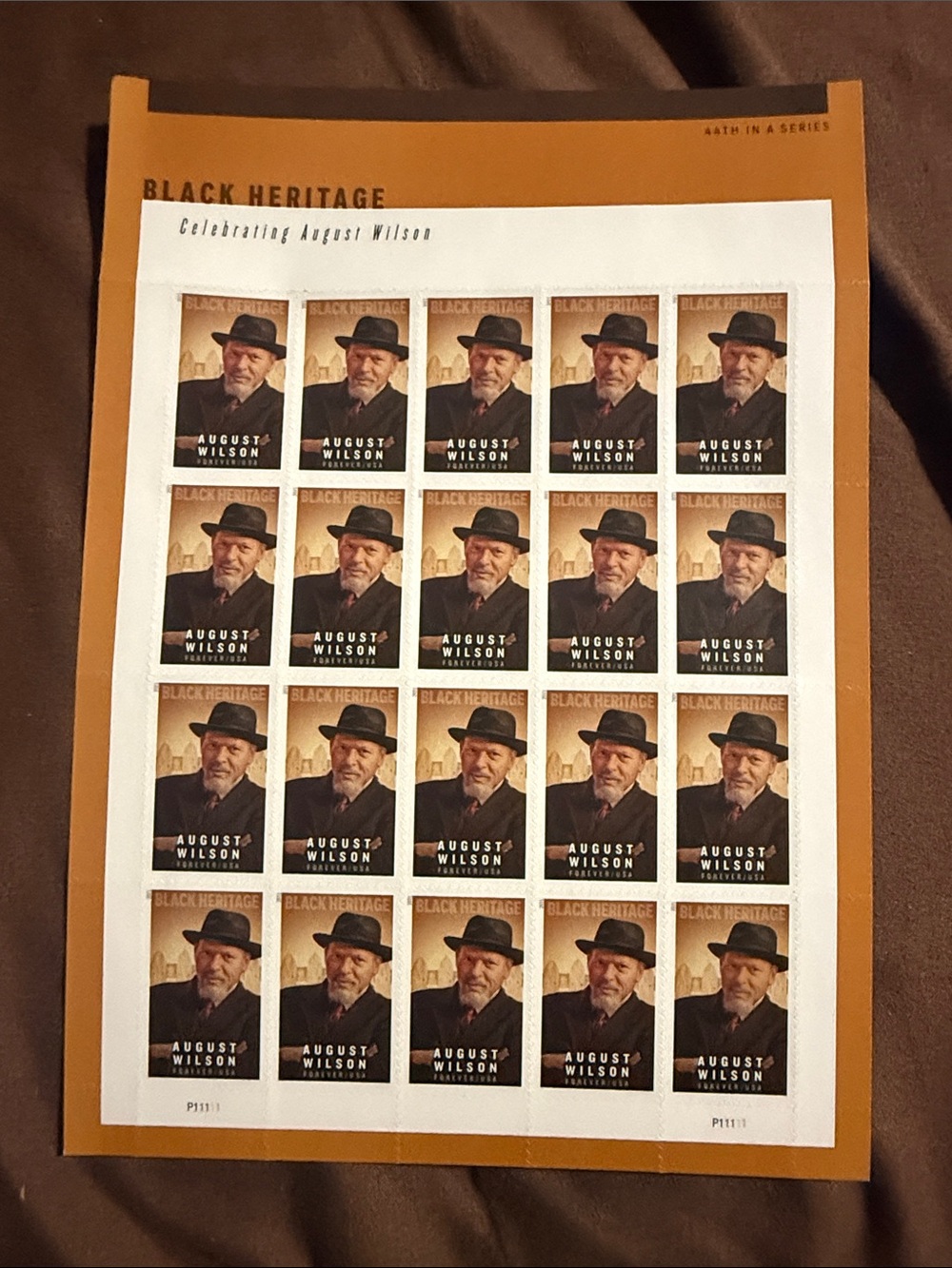 Forever 21 Brown and Black Commemorative‎ Stamp Sheet